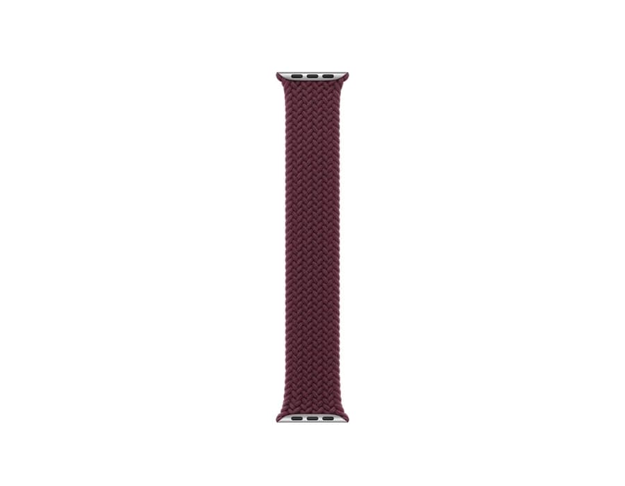 Apple 42mm Burgundy Braided Solo Loop - Size 0