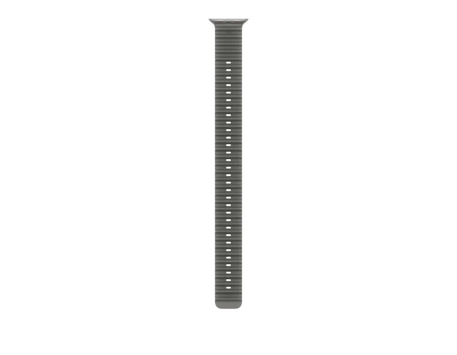 Apple 49mm Translucent Black Ocean Band Extension - Natural Titanium Finish