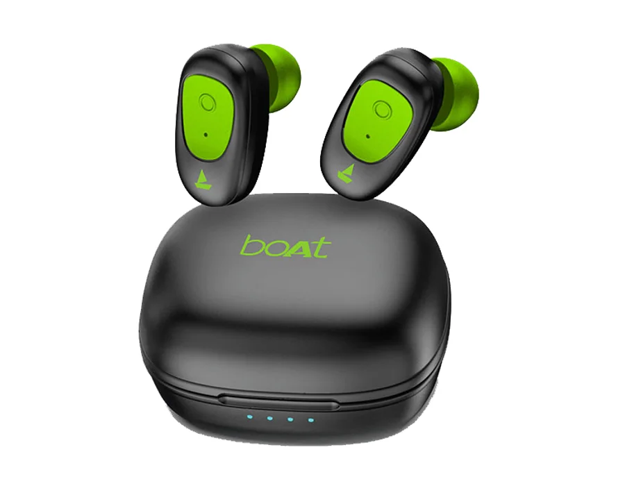 boAt Airdopes 201 — Limegreen