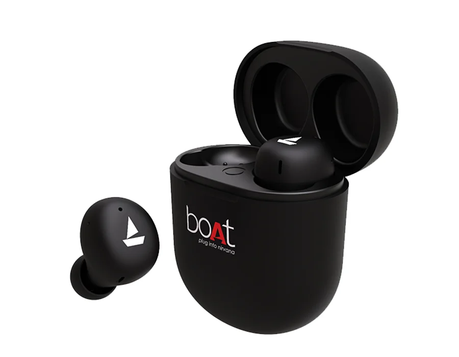 boAt Airdopes 381 — Black