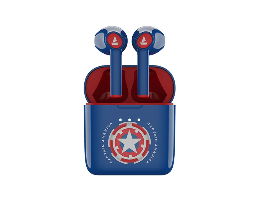 boAt Airdopes 131 Captain America Marvel Edition
