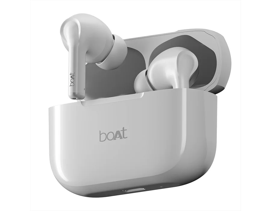 boAt Airdopes 161 — Pearl White