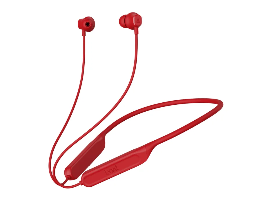 boAt Rockerz 378 — Vibrant Red