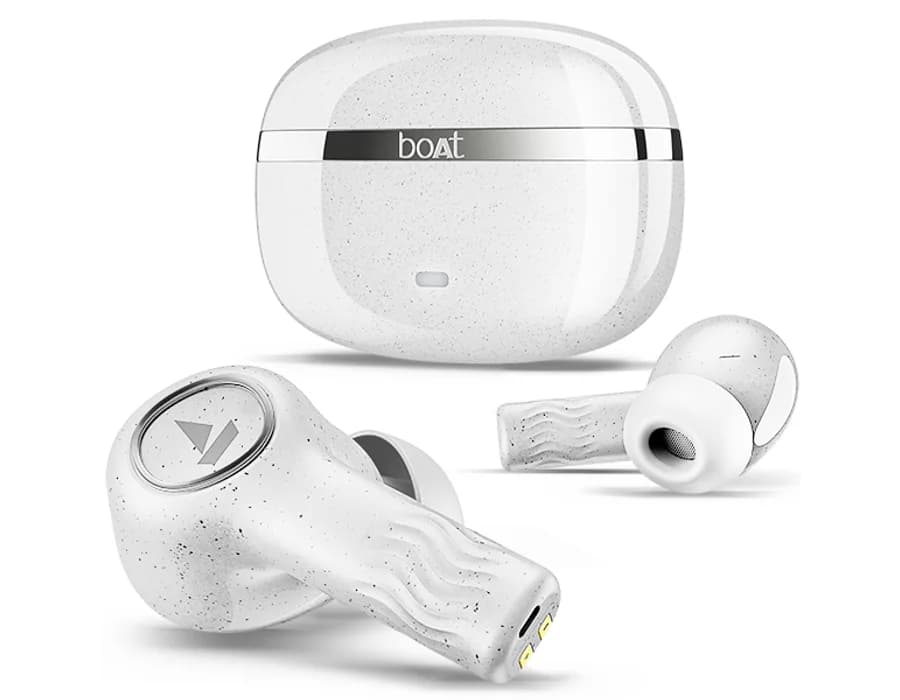 boAt Nirvana Ion ANC — Crest AI / Smart Quartz White