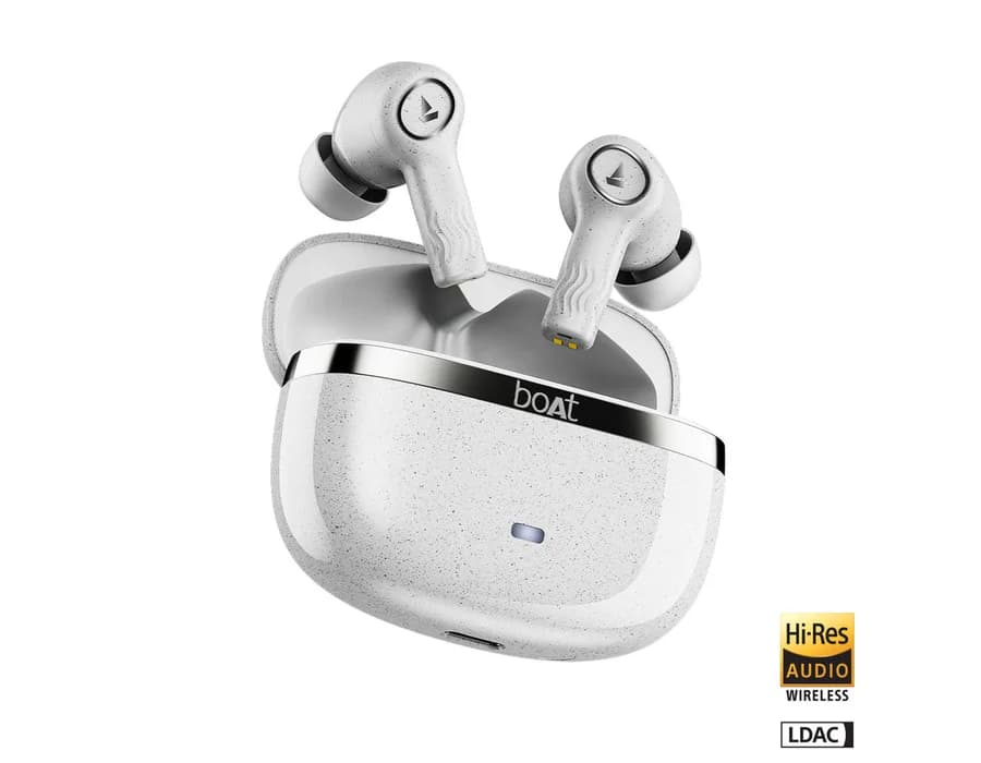 boAt Nirvana Ion ANC Pro — Quartz White