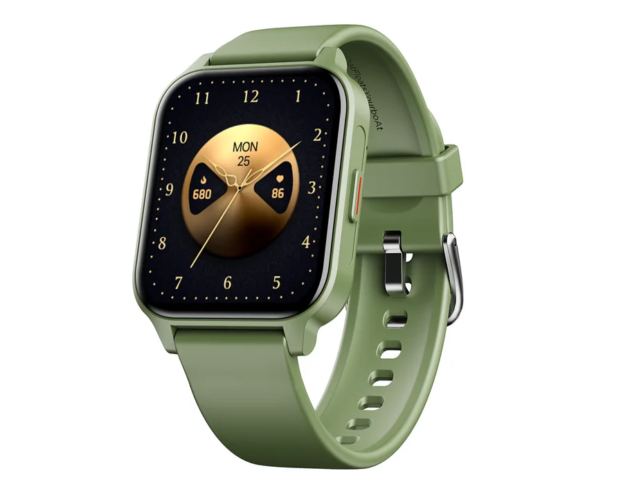 boAt Wave Call 2 Plus — Olive Green