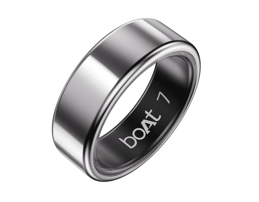 boAt Smart Ring Active Plus — Radiant Silver / 11