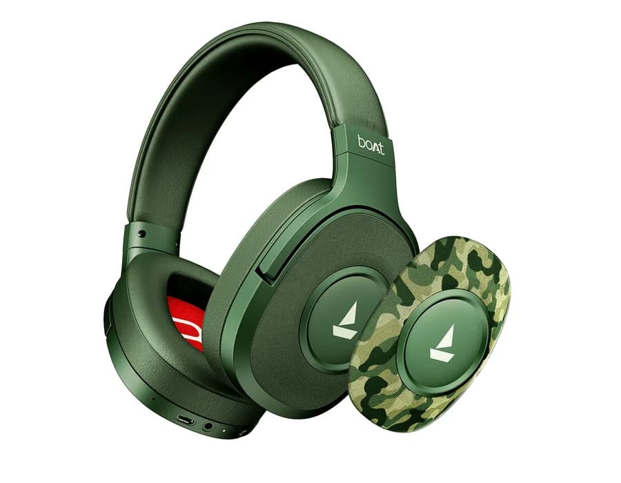 boAt Rockerz Plus 550 — Green Militia