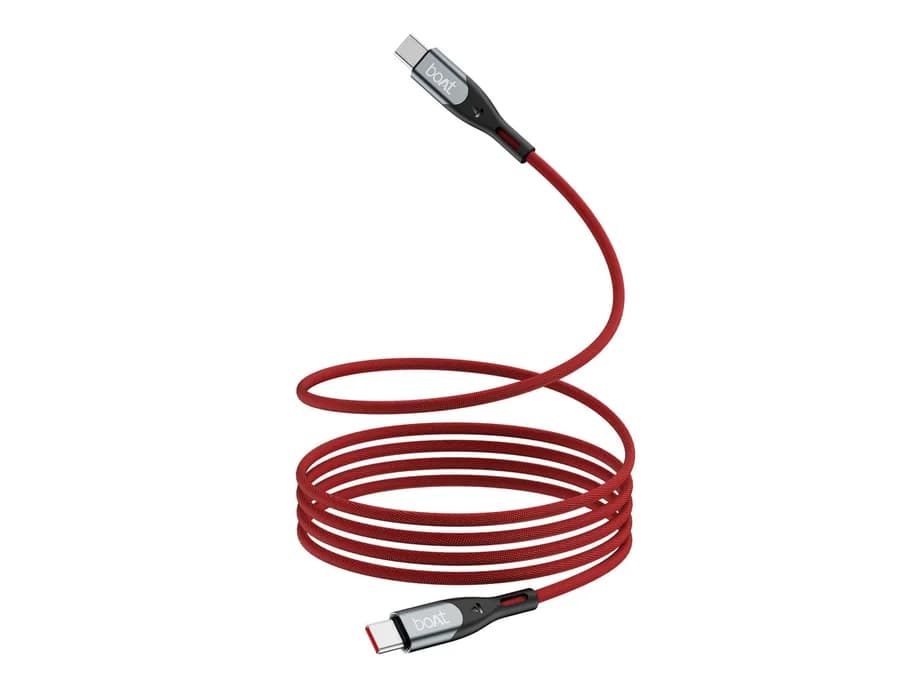boAt Type C to C 100W Cable — Martian Red