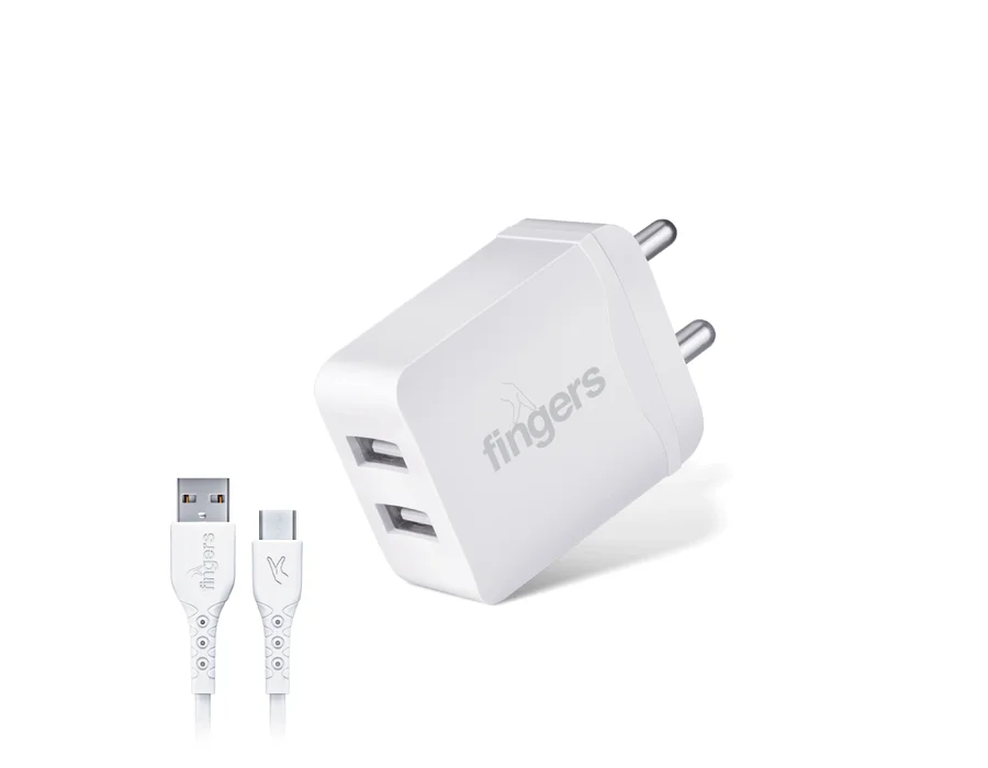 MOBILE ADAPTER-FINGERS PA-DUAL USB+CABLE (MICRO)