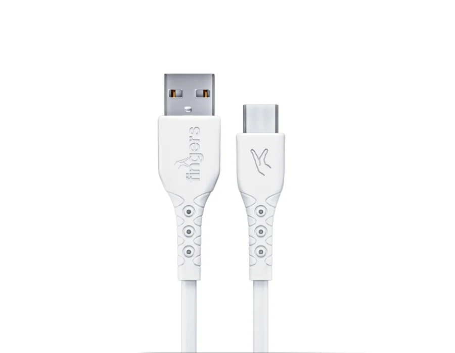 FINGERS FMC- TypeC-09 — White - Type-A to Type-C