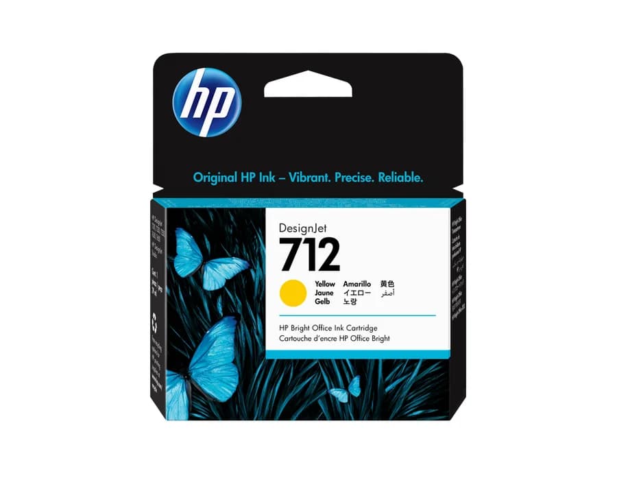 HP 712 29-ml Yellow DesignJet Ink Cartridge