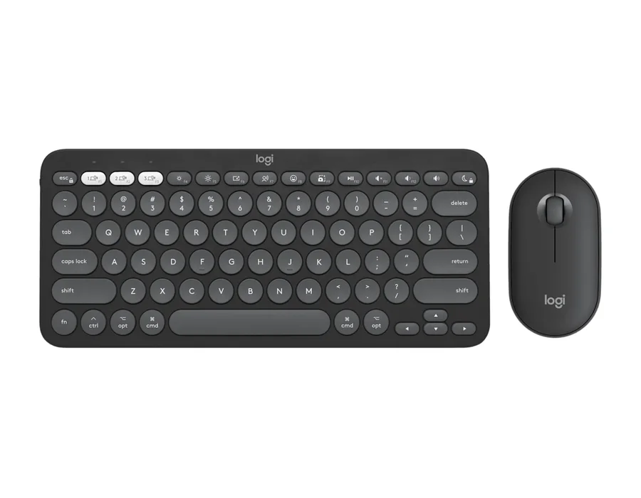 Logitech Pebble 2 Combo for Mac - Tonal Graphite - English US (QWERTY)
