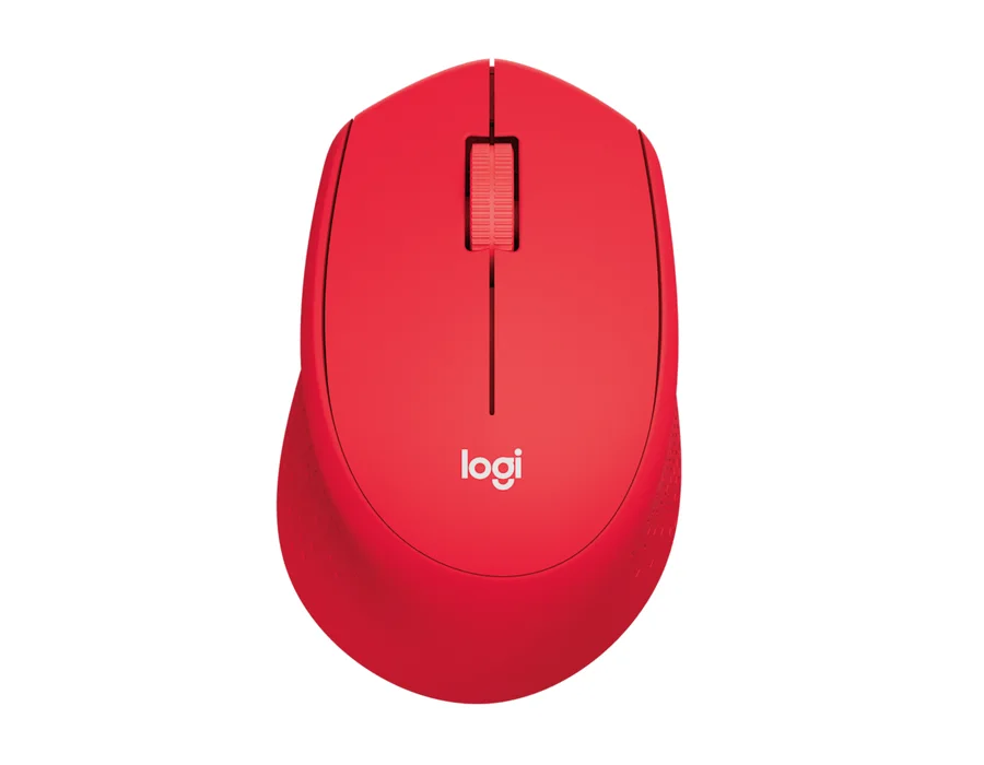 Logitech M331 SILENT PLUS - Red