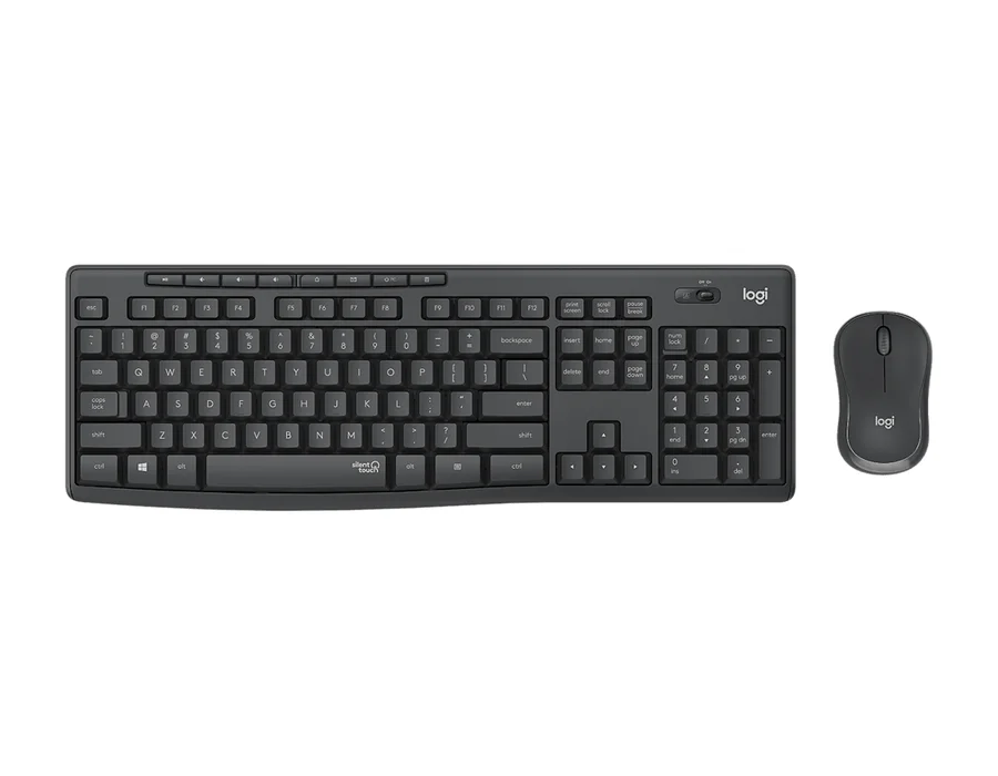 Logitech MK295 Silent Wireless Combo - Graphite - English US (QWERTY)