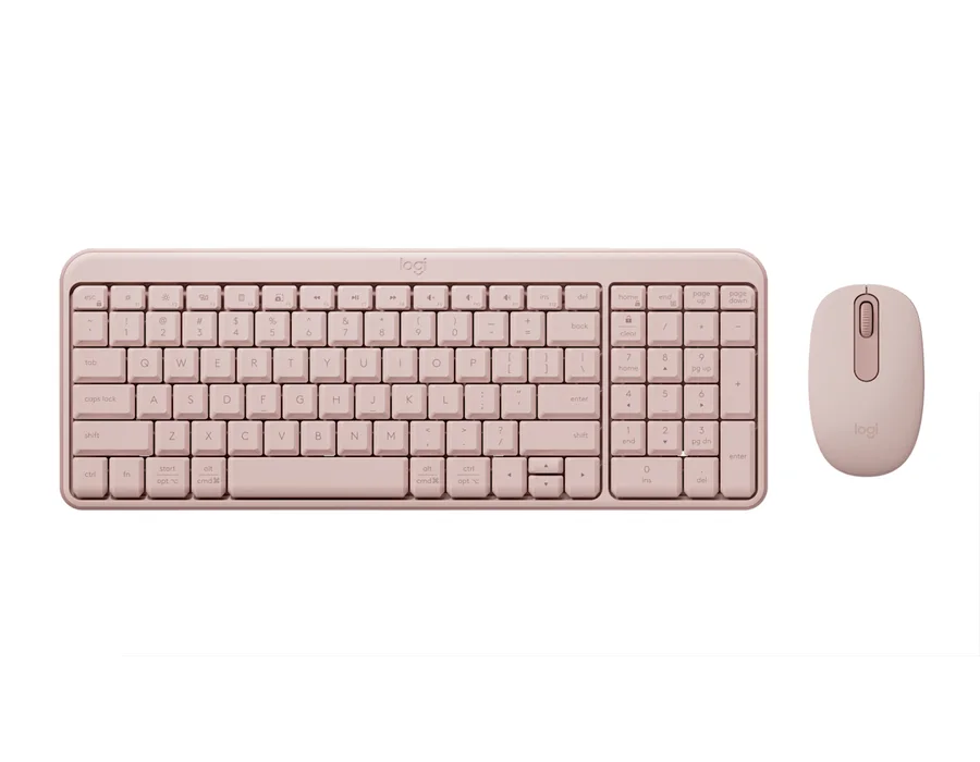 Logitech MK250 Compact Bluetooth® Wireless Combo - Rose - English US (QWERTY)
