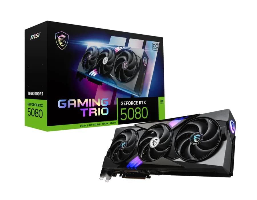 MSI GeForce RTX™ 5080 16G GAMING TRIO OC