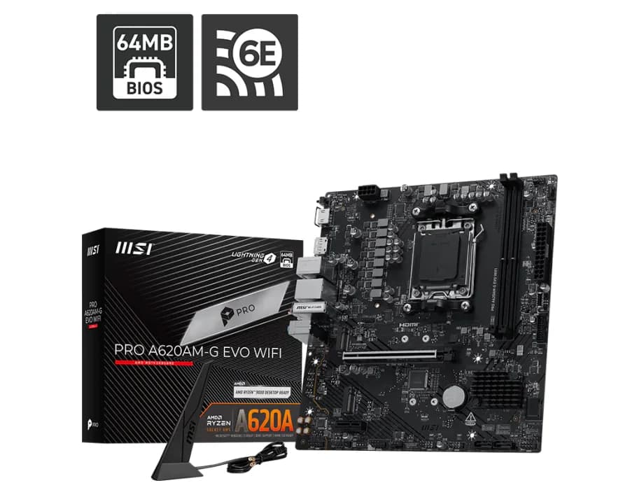 MSI PRO A620AM-G EVO WIFI