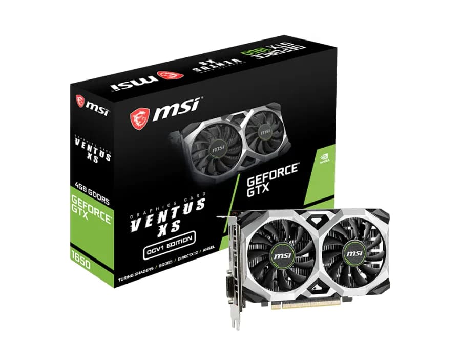 MSI GeForce GTX 1650 VENTUS XS 4G OCV1