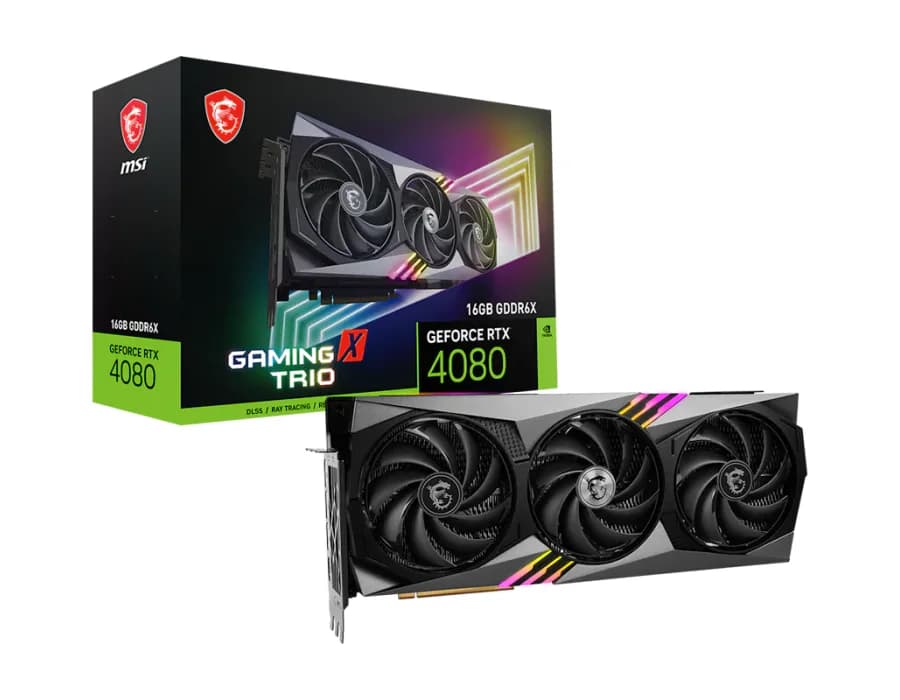 MSI GeForce RTX™ 4080 16GB GAMING X TRIO