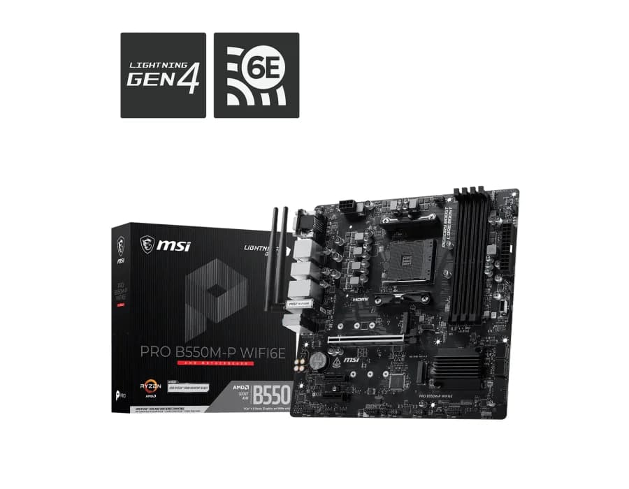 MSI PRO B550M-P WIFI6E