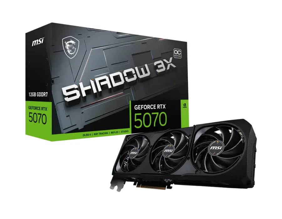 MSI GeForce RTX™ 5070 12G SHADOW 3X OC
