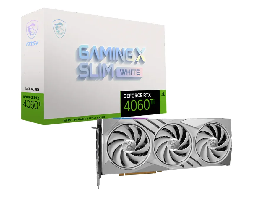 MSI GeForce RTX™ 4060 Ti GAMING X SLIM WHITE 16G