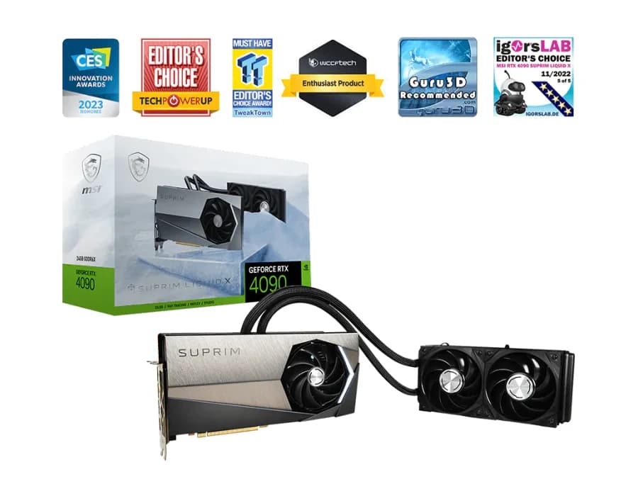 MSI GeForce RTX™ 4090 SUPRIM LIQUID X 24G