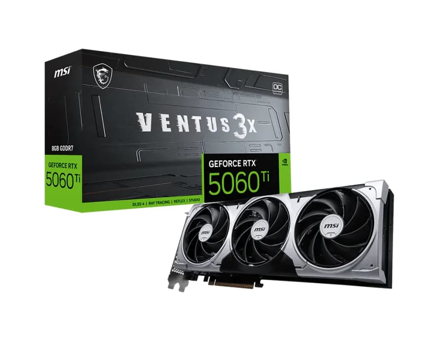 MSI GeForce RTX™ 5060 Ti 8G VENTUS 3X OC