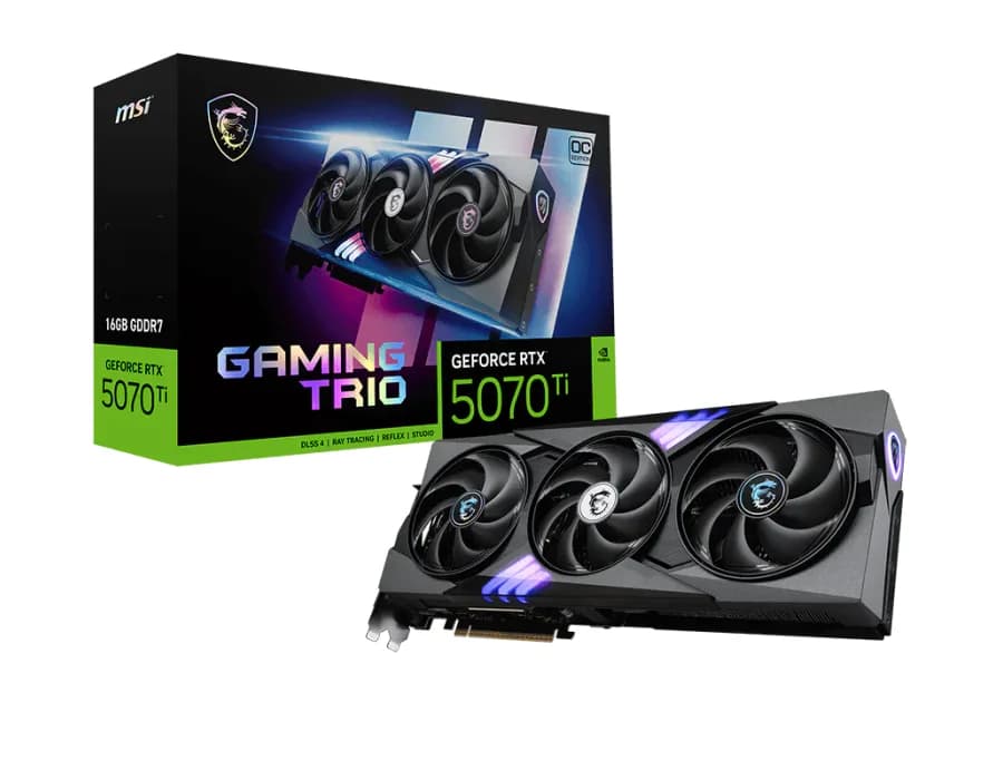 MSI GeForce RTX™ 5070 Ti 16G GAMING TRIO OC