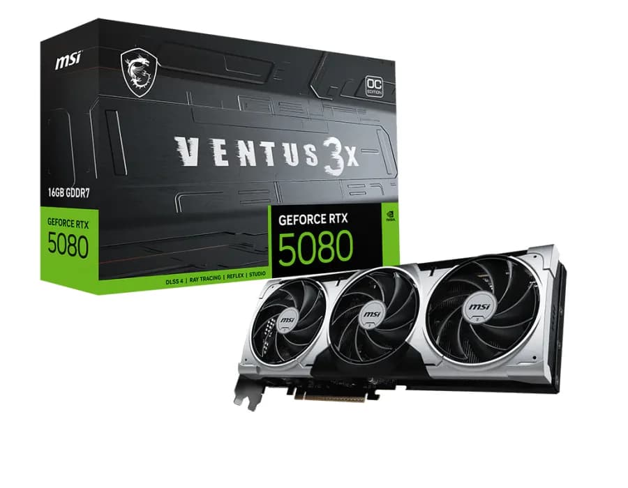 MSI GeForce RTX™ 5080 16G VENTUS 3X OC PLUS