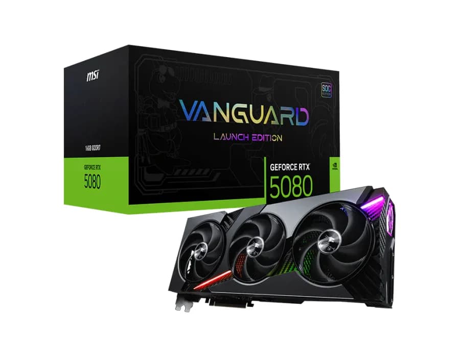 MSI GeForce RTX™ 5080 16G VANGUARD SOC LAUNCH EDITION