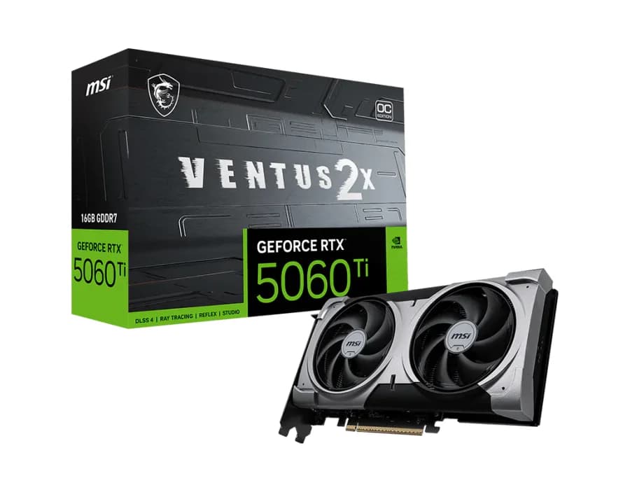 MSI GeForce RTX™ 5060 Ti 16G VENTUS 2X OC PLUS