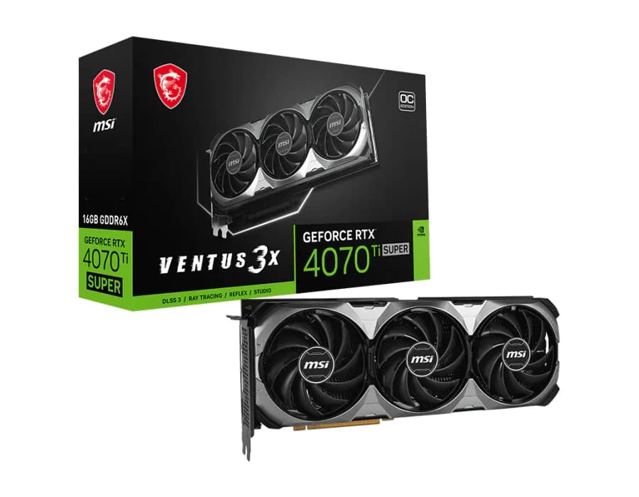 MSI GeForce RTX™ 4070 Ti SUPER 16G VENTUS 3X OC