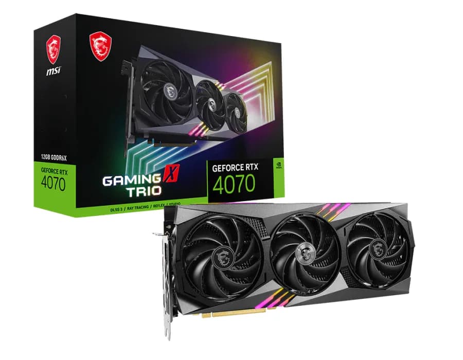 MSI GeForce RTX™ 4070 GAMING X TRIO 12G