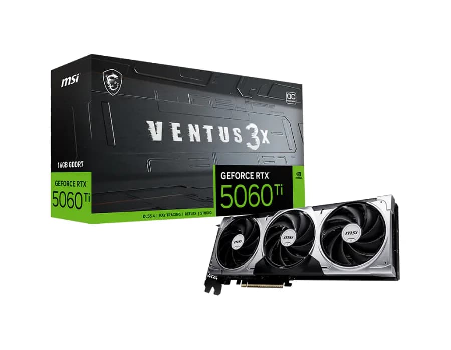 MSI GeForce RTX™ 5060 Ti 16G VENTUS 3X OC