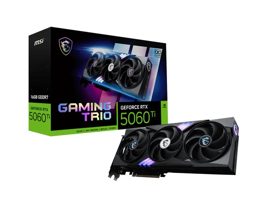 MSI GeForce RTX™ 5060 Ti 16G GAMING TRIO OC