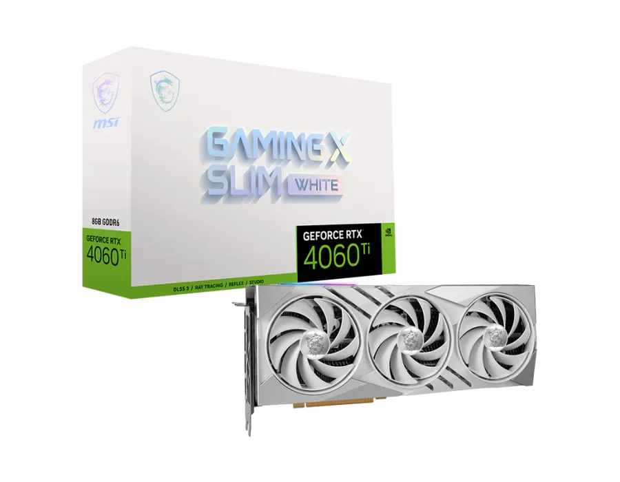 MSI GeForce RTX™ 4060 Ti GAMING X SLIM WHITE 8G