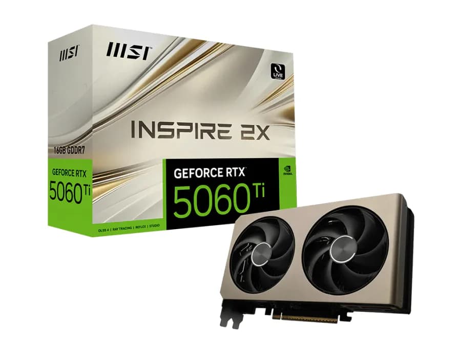 MSI GeForce RTX™ 5060 Ti 16G INSPIRE 2X