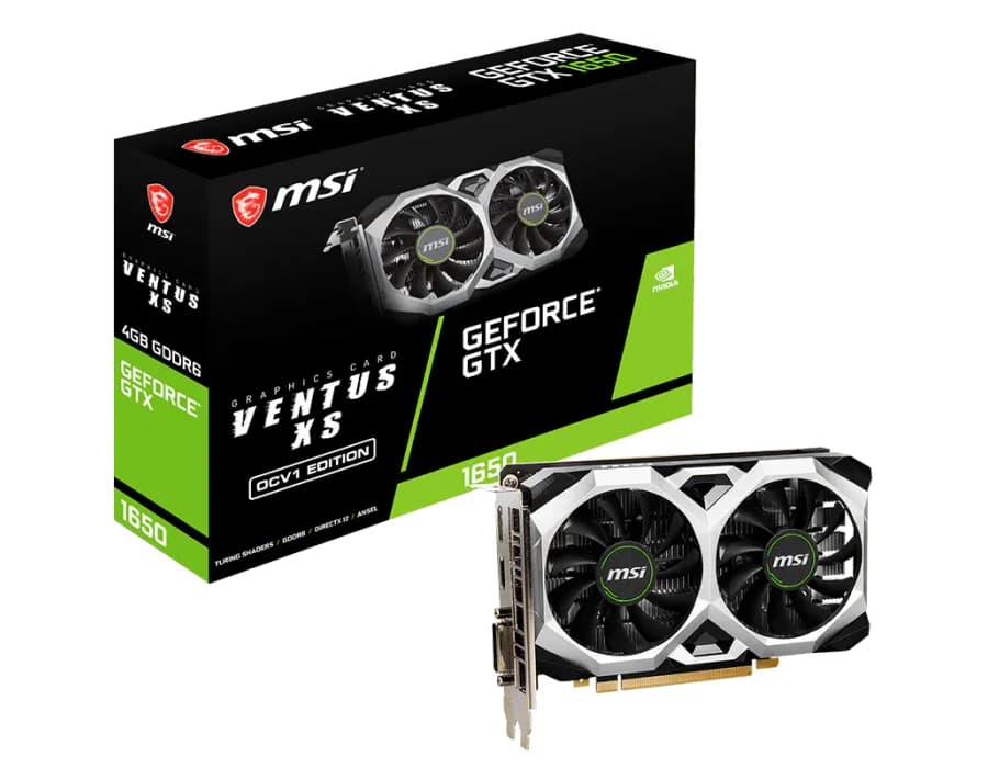 MSI GeForce GTX 1650 D6 VENTUS XS OCV1