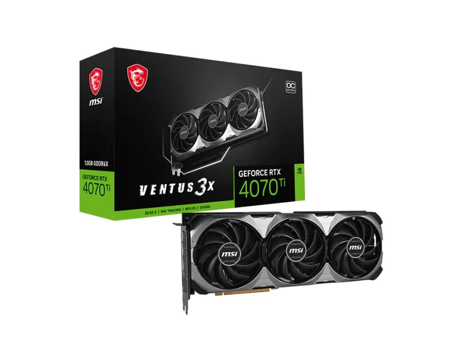 MSI GeForce RTX™ 4070 Ti VENTUS 3X E1 12G OC