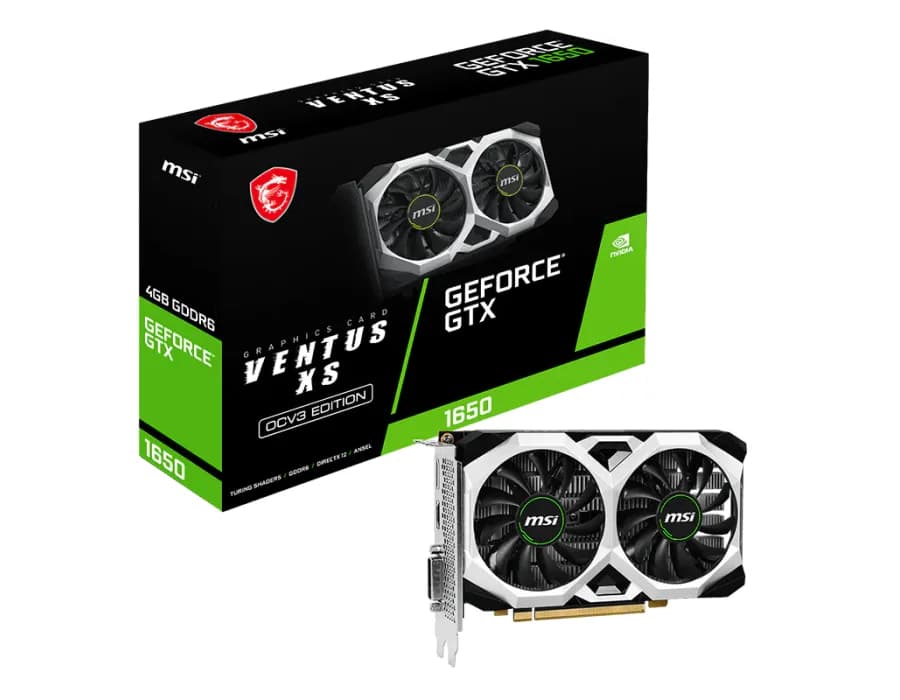MSI GeForce® GTX 1650 D6 VENTUS XS OCV3