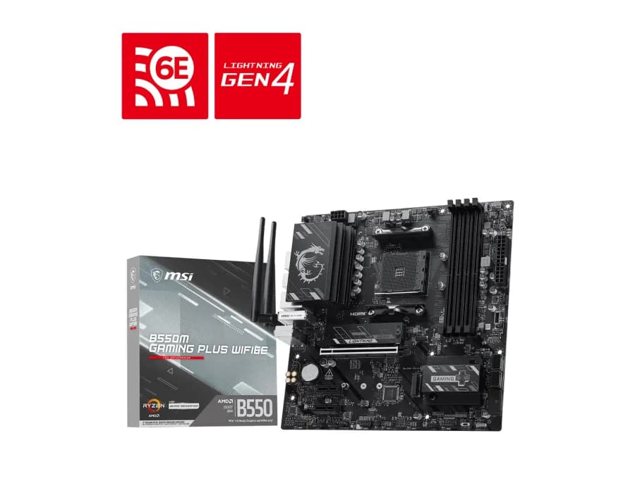 MSI B550M GAMING PLUS WIFI6E