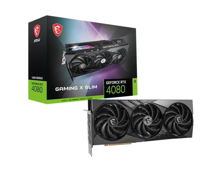 MSI GeForce RTX™ 4080 16GB GAMING X SLIM