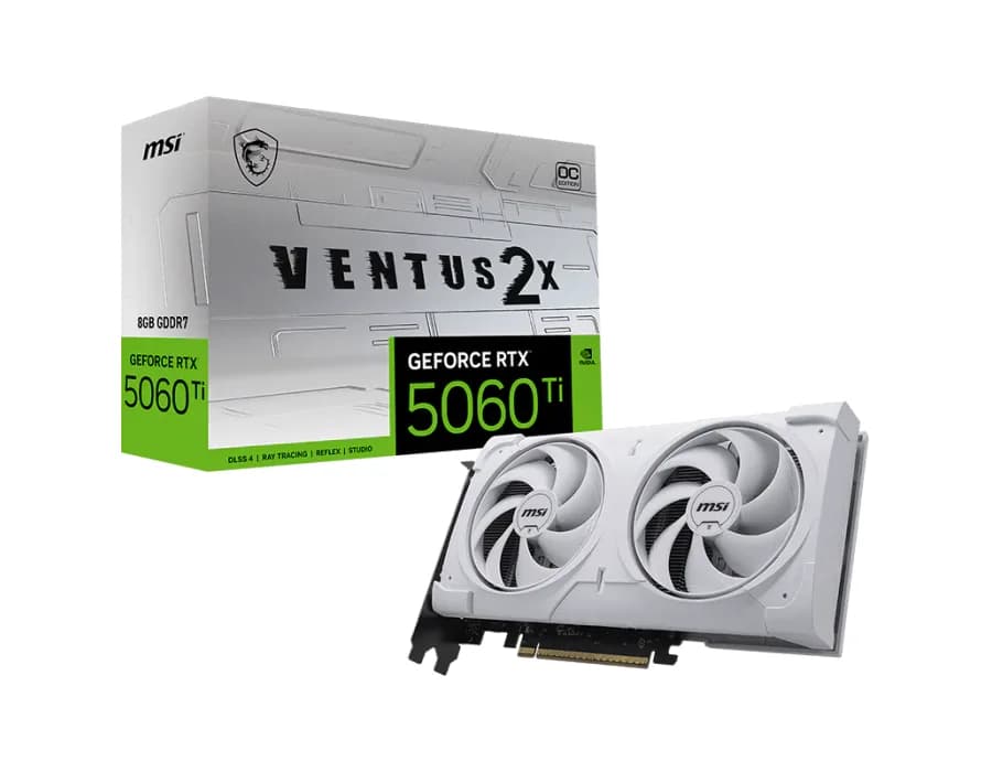 MSI GeForce RTX™ 5060 Ti 8G VENTUS 2X OC WHITE PLUS