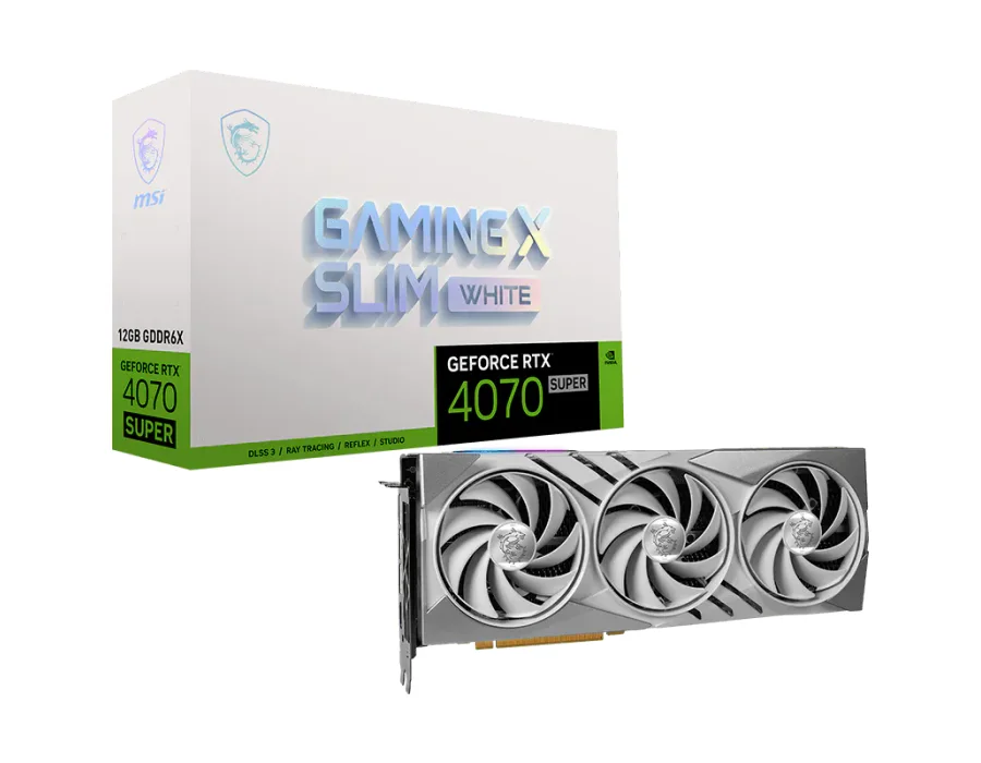 MSI GeForce RTX™ 4070 SUPER 12G GAMING X SLIM WHITE