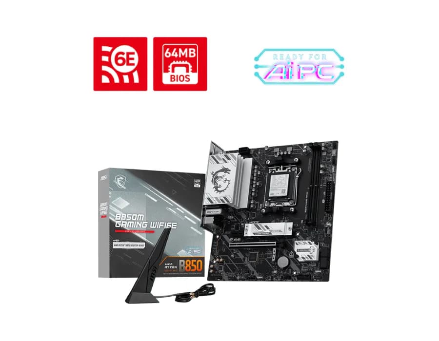 MSI B850M GAMING WIFI6E