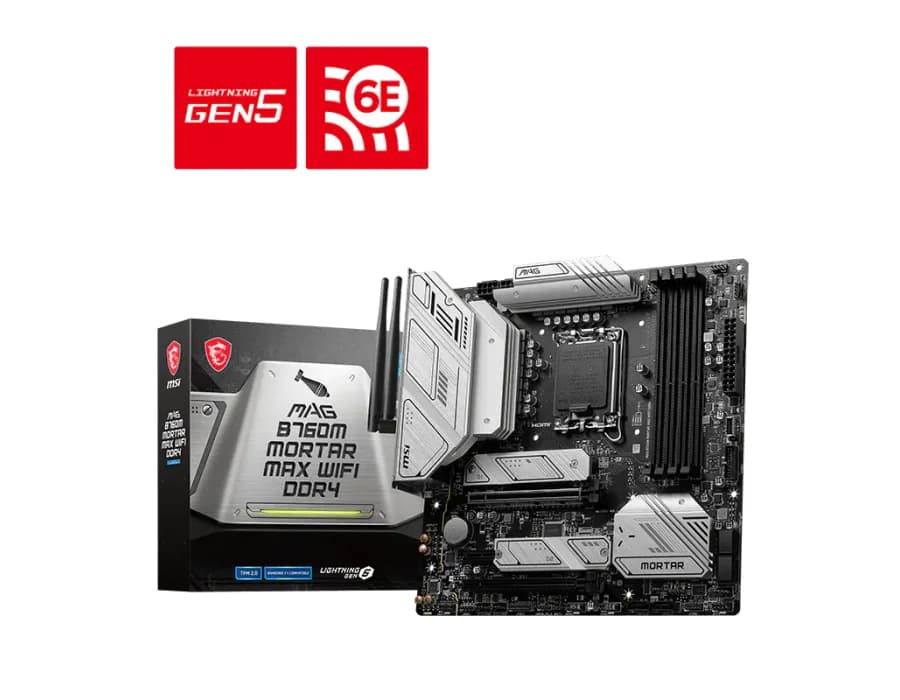 MSI MAG B760M MORTAR MAX WIFI DDR4