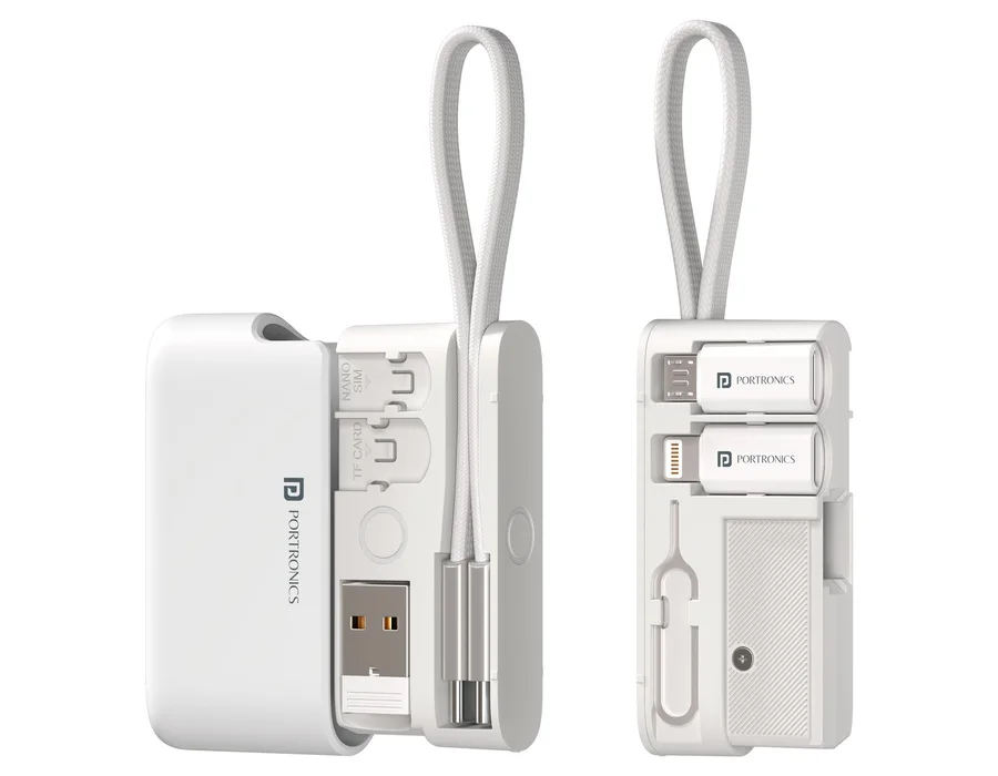 Portronics Snapcase Ultra — White