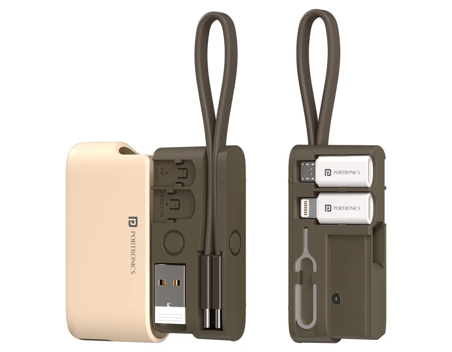 Portronics Snapcase Ultra — Beige